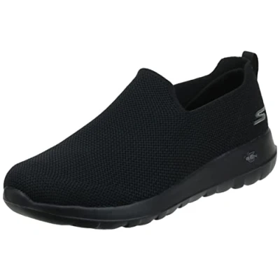 Abbildung von Skechers Men&#039;s Go Walk Joy Sneaker, Black White, 7.5 UK