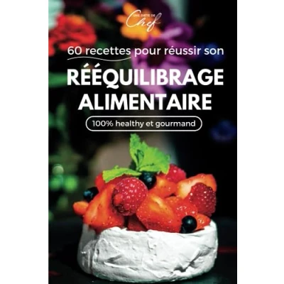 Abbildung von 60 Idées De Recettes Saines Pour Réussir Son Rééquilibrage Alimentaire: Découvrez Les Healthy Et Gourmandes Une Diète Chef Perdre Du Poids Sans Frustration