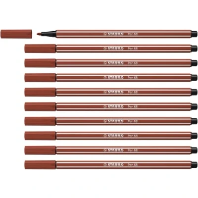Abbildung von STABILO Premium Filzstift Pen 68 10er Pack siena