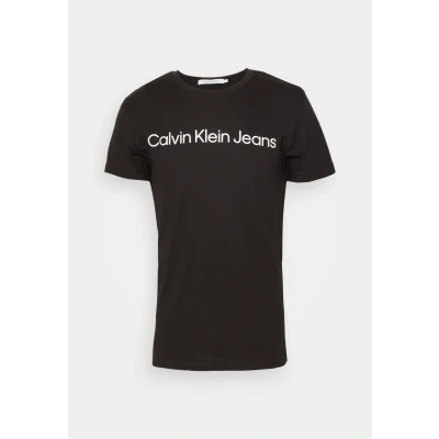 Abbildung von Calvin Klein Jeans CORE Institutional LOGO SLIM TEE Tshirt print, Herren, Größe: XS, Zwart