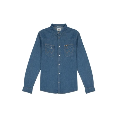 Abbildung von Wrangler LS Western Hemd, Herren, Größe: XXL, Mid stone