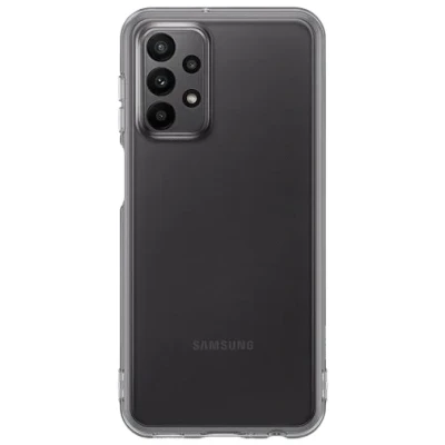 Abbildung von Samsung Galaxy A23 (5G) Hülle Silikon Soft Case/Backcover Handyhülle Schwarz