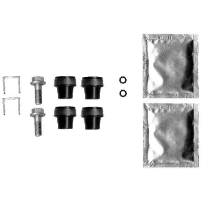 Abbildung von HELLA 8DZ 355 201 661 Zubehörsatz, Bremssattel PEUGEOT: 206 Hatchback
