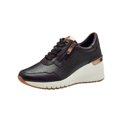 Abbildung von Marco Tozzi Sneaker low, Damen, Größe: 40, Mocca comb Schuhe