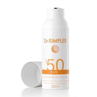 Abbildung von Dr. RIMPLER SUN Age Repair Protection SPF 50+ (50 ml) leichte, Anti Aging Sonnenschutzlotion für das Gesicht mit sehr hohem Lichtschutz