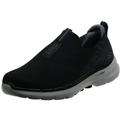Abbildung von Skechers Herren Go Walk 6 Sneaker, Black Textile, 42 EU