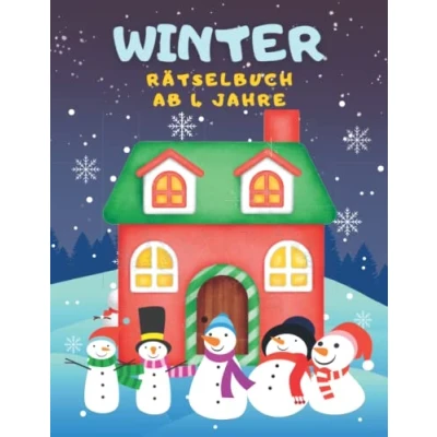 Abbildung von Winter Rätselbuch ab 4 Jahre: Das große Mal und für Kinder Mit Denk Suchspielen, Labyrinthe, Fehler suchen, Punkt zu Punkt, ... Mädchen Jungen