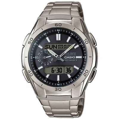 Abbildung von Casio HerrenArmbanduhr Analog Digital Quarz Titan WVA M650TD 1AER