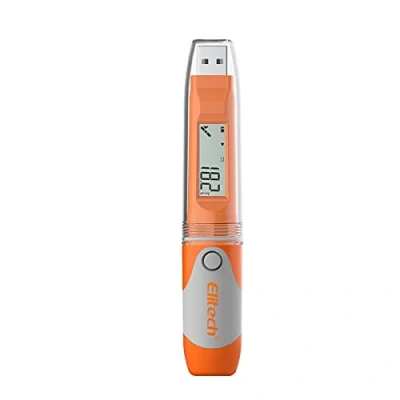 Abbildung von Temperatur Datenlogger Elitech Mini USB Temp Rekorder Interner Externer Sensor Im Labor, Treibhaus oder zu Hause (RC 51)