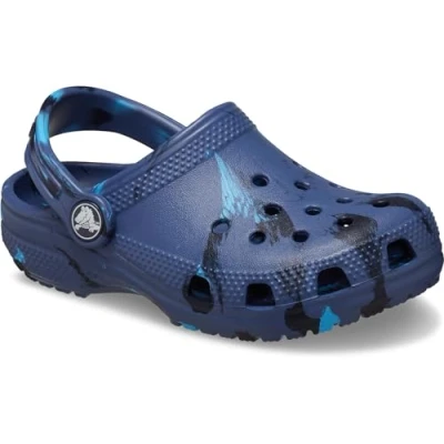 Abbildung von Crocs Classic Clog T Unisex Kinder Holzschuh, Marbled Navy Multi, 22/23 EU