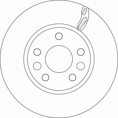 Abbildung von TRW DF6546 Bremsscheibe 296 26,2 5 114,3 Belüftet lackiert RENAULT: Megane 4, Talisman Saloon, Grandtour