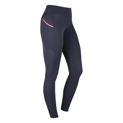 Abbildung von KNHS Reitleggings Silikon Besatz Blau
