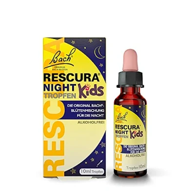 Abbildung von Bachblüten Original Bach RESCURA KIDS NIGHT Alkoholfrei, 10ML Bachblütenmischung für Kinder die Nacht nach Dr. Edward I ehemals RESCUE