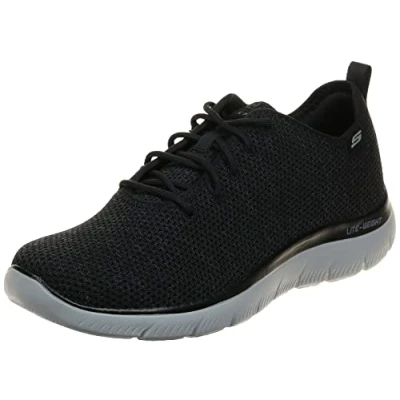 Abbildung von Skechers Summits Doharis VE Sneaker low, Herren, Größe: 44, Bkgy black/gray Schuhe