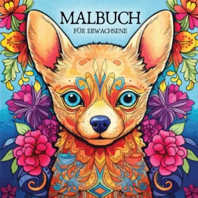 Abbildung von Malbuch für Erwachsene: Das Große Tier mit wunderschönen Motiven zum Ausmalen. Ideal als Geschenk Erwachsene und Jugendliche geeignet.