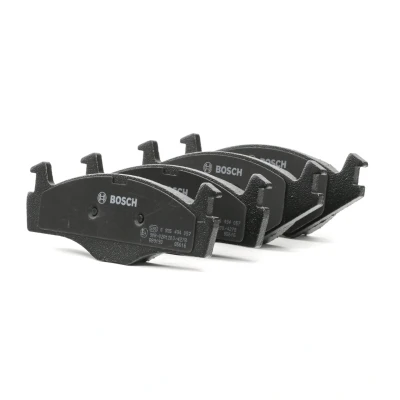 Abbildung von BOSCH 0 986 494 057 Bremsbelagsatz Low Metallic mit Anti Quietsch Blech, Montageanleitung VOLKSWAGEN: Polo II Hatchback, III Hatchback