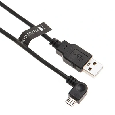 Abbildung von Rechter Winkel Micro USB kabel Kompatibel mit Acer Iconia Tab 10, 10.1, 8 W 8&quot;, A1 713, 810, 830, 840, B1 710, 720, 730, A3 A10, A11, A20, B3 A20 1m / 90 Grad