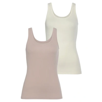 Abbildung von Vivance Unterhemd, (2er Pack), aus besonders weicher Rippware