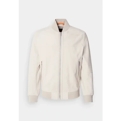Abbildung von BOSS Johice Bomberjacke, Herren, Größe: 46, Light beige