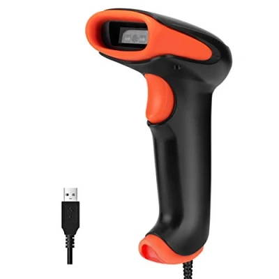 Abbildung von Tera Pro Barcode Scanner mit USB Kabel, Handheld CD Lesegerät, 1D Linear Scanner, superschnelles Scannen für Bildschirm, digitales Laptop, Smartphone, Plug and Play, 2500 C