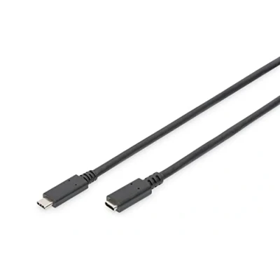 Abbildung von DIGITUS USB 2.0 Verlängerungskabel m C (St) zu (Bu) 480 Mbit/s Typ Kabel Schwarz