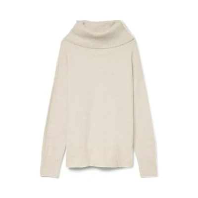 Abbildung von Vero Moda Vmdoffy Cowlneck Strickpullover, Damen, Größe: XS, Birch/melange
