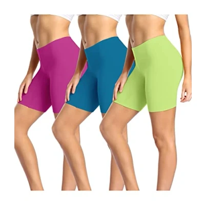 Abbildung von wirarpa Boxershorts Damen 3er Pack Lang Baumwolle Unterwäsche Weich Panties Hosen Unter Kleid Größe L