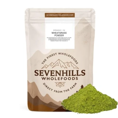 Abbildung von Sevenhills Wholefoods Weizengras Pulver Bio Aus Der EU 500g In Europa angebaut Hoher Gehalt an Vitamin C und Eisen