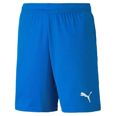 Abbildung von Puma Teamgoal Unisex kurze Sporthose für Kinder, Größe: 152, Electric blue lemonade