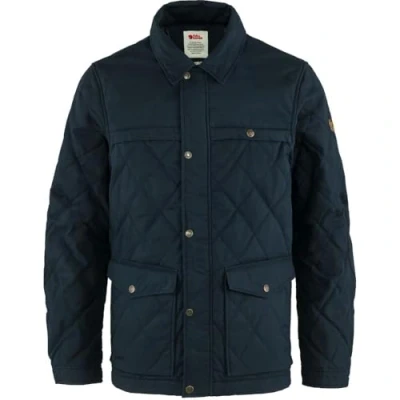 Abbildung von Fjällräven Övik Wolle Herren Everyday Outdoor Padded Jacke, Dark Navy, S