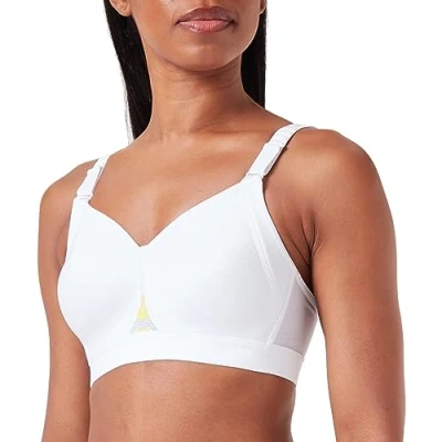 Abbildung von Triaction by Triumph Gravity LITE Sportbh mit starker Stützkraft, Damen, Größe: 80D, White