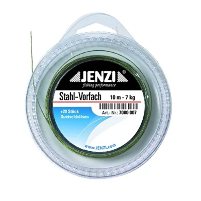 Abbildung von Jenzi Drahtbahn, auf 10 m Spule, mit 20 Stück Klemmen, Unisex, 7 kg
