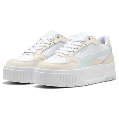 Abbildung von PUMA Damen Karmen II Idol Sneaker, White Peaceful Blue Alpine Snow, 37.5 EU