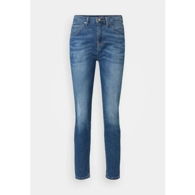 Abbildung von Marc O&#039;Polo Denim Freja Jeans Relaxed Fit, Damen, Größe: 31x32, Stone melange
