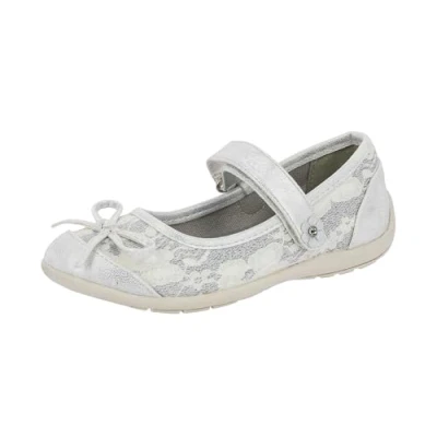 Abbildung von Lico Mädchen Arabella V Riemchenballerinas, Silber (Silber), 34 EU