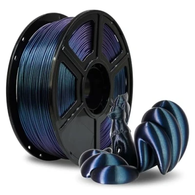 Abbildung von FLASHFORGE ABS Filament 1.75mm, Burnt Titanium Chamäleon Farbwechsel 3D Drucker Filament, ändert die Farbe mit Licht und Winkeln, 1KG Spule (2.2lbs), Zähes hitzebeständiges