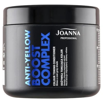 Abbildung von Joanna Professional Revitalisierung Tönungs Conditioner in Silber Grau für das Haar mit Mikroprotein dauerhafte Locken Glanz &amp; Farbe Kaltgrau 500 g