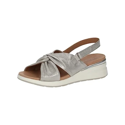 Abbildung von Caprice Damen 9 28300 20 Flache Sandale, Stone METALLIC, 38 EU