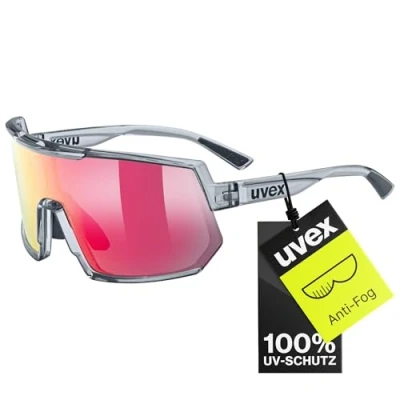 Abbildung von uvex sportstyle 235 Sportbrille für Damen und Herren 100% UVA , B, C Schutz konstraststeigernd smoke transparent one size