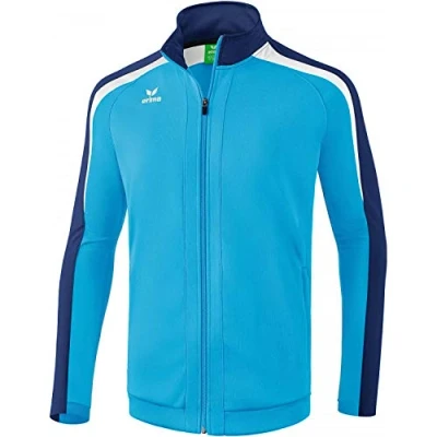 Abbildung von ERIMA Kinder Jacke Liga 2.0 Trainingsjacke, curacao/new navy/weiß, 152, 1031806