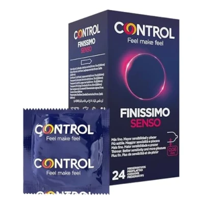 Abbildung von CONTROL FINISSIMO SENSO Naturlatex Kondome Dünn (0,06 mm) 24 Stück