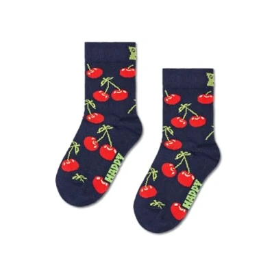 Abbildung von Happy Socks Unisex Kids Kinder Cherry Socken, Blau, 7 9 Jahre