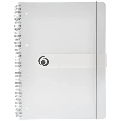 Abbildung von Herlitz 11293107 Spiralblock A4 to go, Holzfreies Papier, 80 Blatt, transparent, 2 Stück
