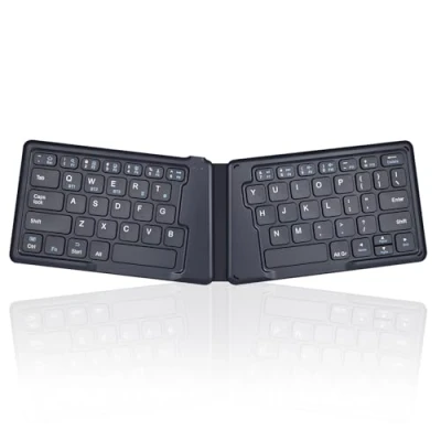 Abbildung von Perixx PERIBOARD 805 Ergo, kabellose, Faltbare ergonomische Bluetooth Tastatur Ultradünne X Typ Tasten Kompatibel mit iOS, Android oder Windows Smartphone, Tablets Laptops US Englisch
