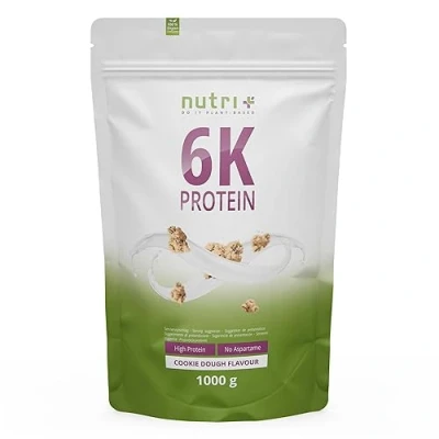 Abbildung von Nutri + Eiweißkomplex für Muskelaufbau Cookie Dough 1000 g Protein Pulver Proteinisolat Eiweißpulver Eiweiß Isolat mit Aminosäuren &amp; BCAA 1 kg