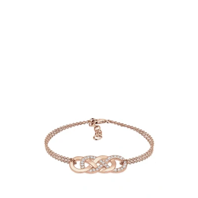 Abbildung von Elli Infinity Liebe Kristalle Armband, Damen, Größe: 16, Roségold