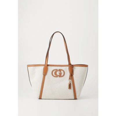 Abbildung von Guess Sebina TOTE Handtasche, Damen, Größe: One Size, Natural/caramel