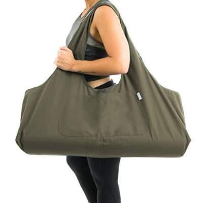 Abbildung von Yogiii Große Yogamatte Tasche die Originale YogiiiTotePRO Yogatasche für Matte und Zubehör mit Seitentasche Passend meisten Mattengrößen