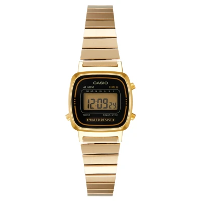 Abbildung von Casio Digitaluhr goldcoloured/black, Damen, Größe: One Size, Gold coloured/black