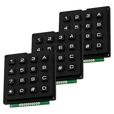 Abbildung von AZDelivery 3 x 4x4 Matrix Keypad Tastatur kompatibel mit Arduino und Raspberry Pi inklusive eBook!